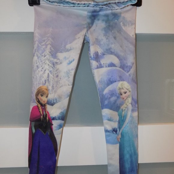 MONNALISA - Frozen Elsa Legging Set - Blue